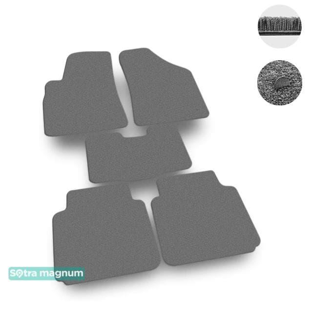 Sotra 07497-MG20-GREY Interior mats Sotra two-layer gray for MG Rover 5 (2013-), set 07497MG20GREY