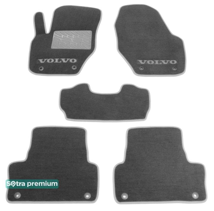 Sotra 07498-CH-GREY Interior mats Sotra two-layer gray for Volvo Xc60 (2008-2013), set 07498CHGREY