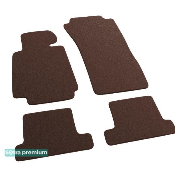 Sotra 07500-CH-CHOCO Interior mats Sotra two-layer brown for BMW 8-series (1989-1999), set 07500CHCHOCO