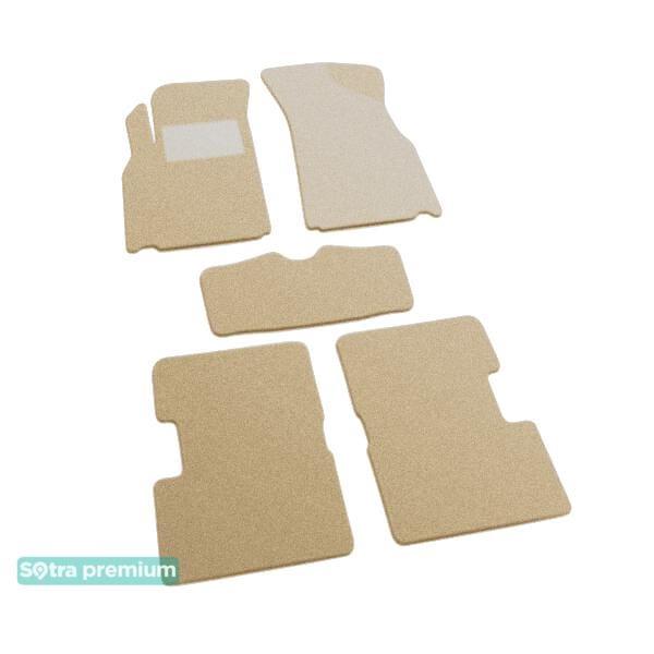 Sotra 07503-CH-BEIGE Interior mats Sotra two-layer beige for MG Rover 3 (2013-), set 07503CHBEIGE