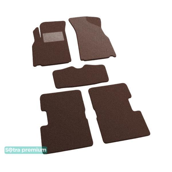 Sotra 07503-CH-CHOCO Interior mats Sotra two-layer brown for MG Rover 3 (2013-), set 07503CHCHOCO