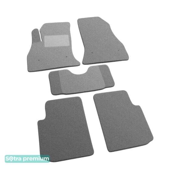 Sotra 07507-CH-GREY Interior mats Sotra two-layer gray for Fiat 500l (2013-), set 07507CHGREY