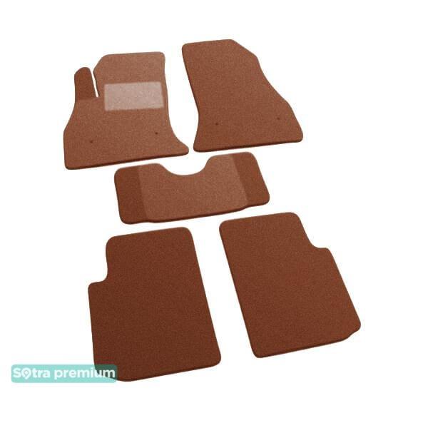 Sotra 07507-CH-TERRA Interior mats Sotra two-layer terracotta for Fiat 500l (2013-), set 07507CHTERRA