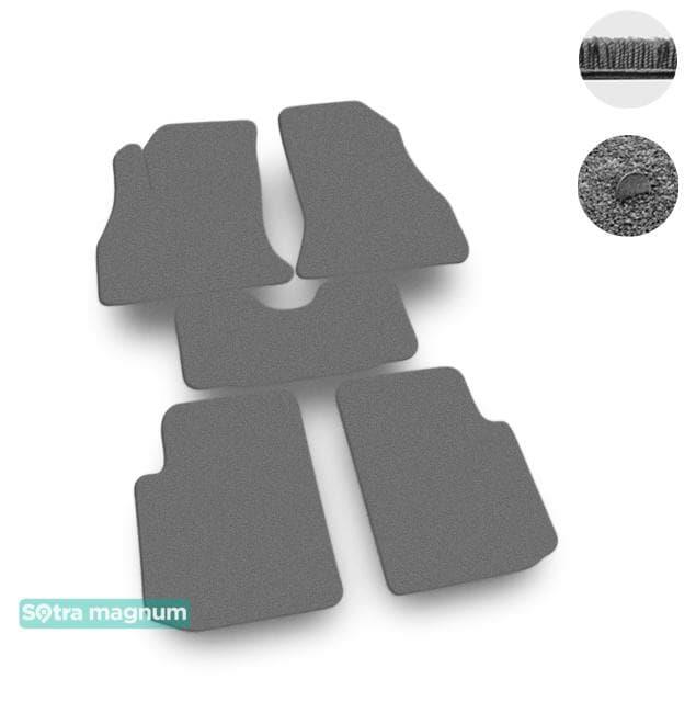 Sotra 07507-MG20-GREY Interior mats Sotra two-layer gray for Fiat 500l (2013-), set 07507MG20GREY