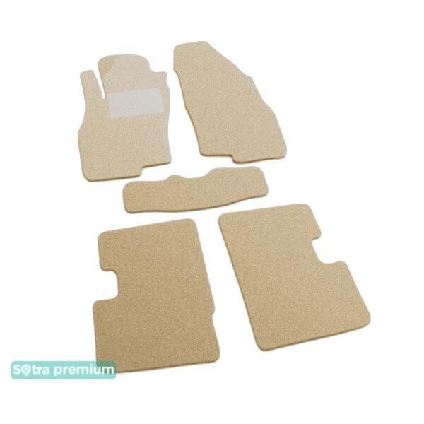 Sotra 07511-CH-BEIGE Interior mats Sotra two-layer beige for Fiat Punto (2012-), set 07511CHBEIGE