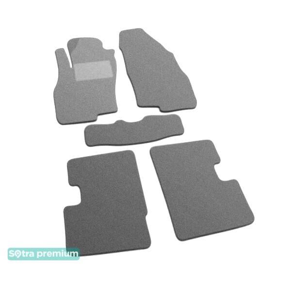 Sotra 07511-CH-GREY Interior mats Sotra two-layer gray for Fiat Punto (2012-), set 07511CHGREY