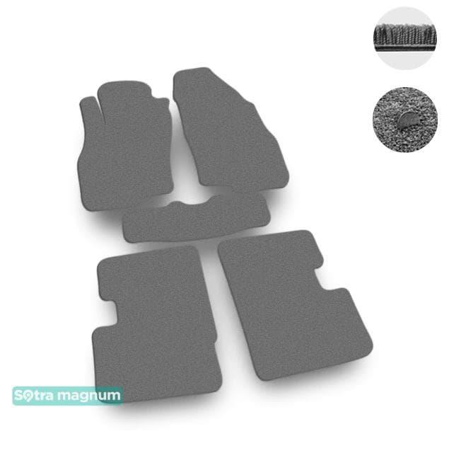 Sotra 07511-MG20-GREY Interior mats Sotra two-layer gray for Fiat Punto (2012-), set 07511MG20GREY