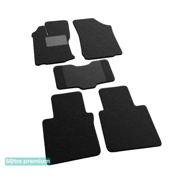 Sotra 07522-CH-BLACK Interior mats Sotra two-layer black for Toyota Venza (2008-2017), set 07522CHBLACK