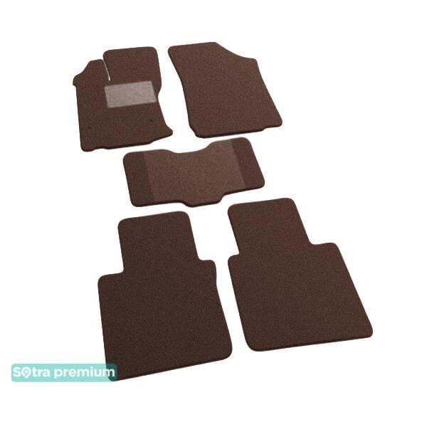 Sotra 07522-CH-CHOCO Interior mats Sotra two-layer brown for Toyota Venza (2008-2017), set 07522CHCHOCO