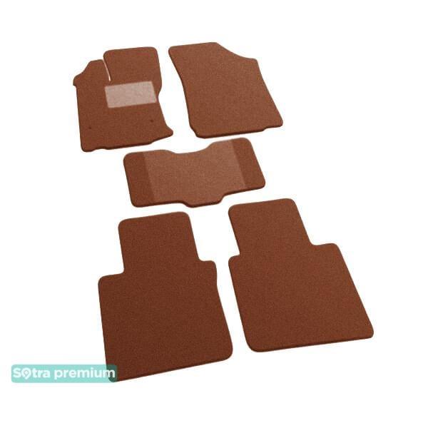 Sotra 07522-CH-TERRA Interior mats Sotra two-layer terracotta for Toyota Venza (2008-2017), set 07522CHTERRA
