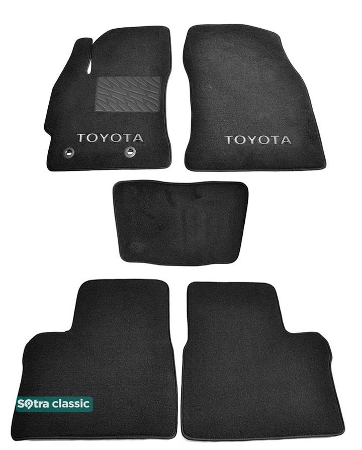 Sotra 07524-GD-GREY Interior mats Sotra two-layer gray for Toyota Corolla (2014-), set 07524GDGREY