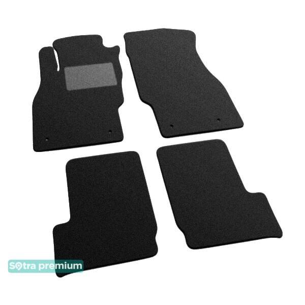Sotra 07526-CH-BLACK Interior mats Sotra two-layer black for Opel Adam (2013-), set 07526CHBLACK