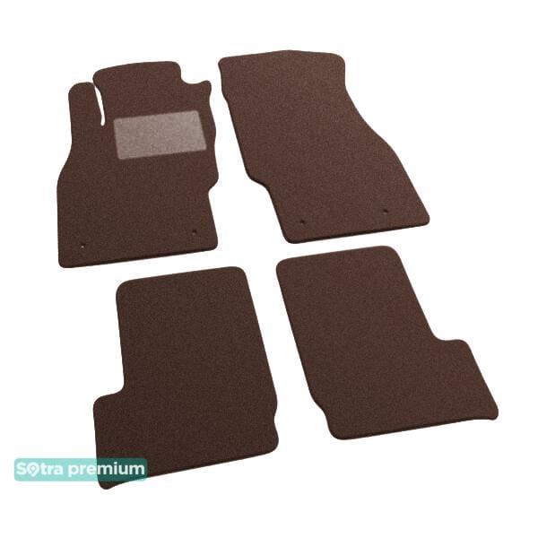 Sotra 07526-CH-CHOCO Interior mats Sotra two-layer brown for Opel Adam (2013-), set 07526CHCHOCO