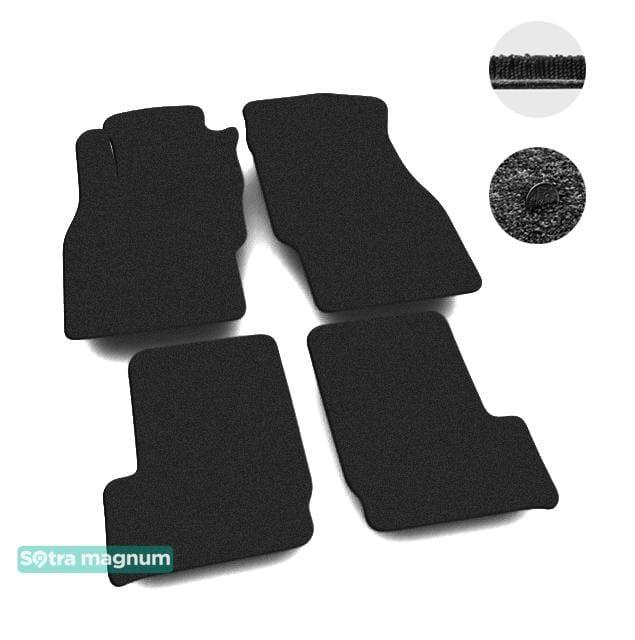 Sotra 07526-MG15-BLACK Interior mats Sotra two-layer black for Opel Adam (2013-), set 07526MG15BLACK