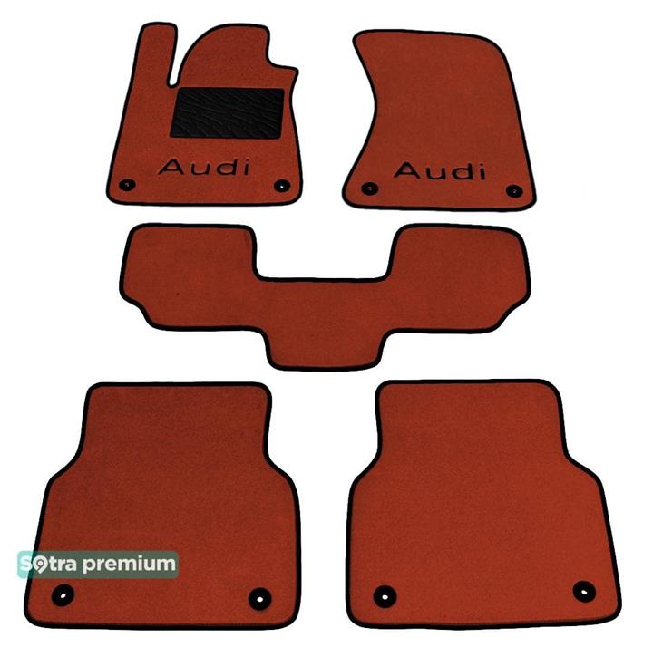 Sotra 07528-CH-TERRA Interior mats Sotra two-layer terracotta for Audi A8 (2010-), set 07528CHTERRA