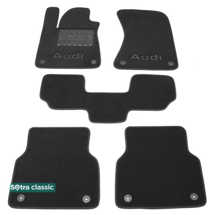 Sotra 07528-GD-GREY Interior mats Sotra two-layer gray for Audi A8 (2010-), set 07528GDGREY