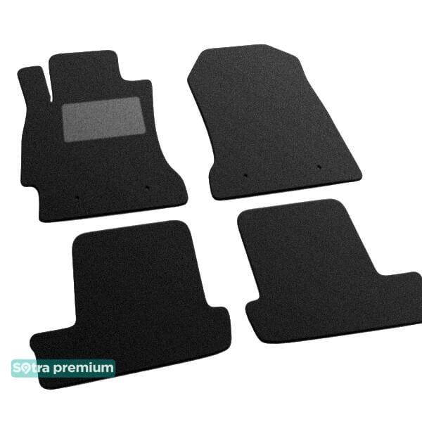 Sotra 07531-CH-BLACK Interior mats Sotra two-layer black for Toyota Gt86 (2012-), set 07531CHBLACK