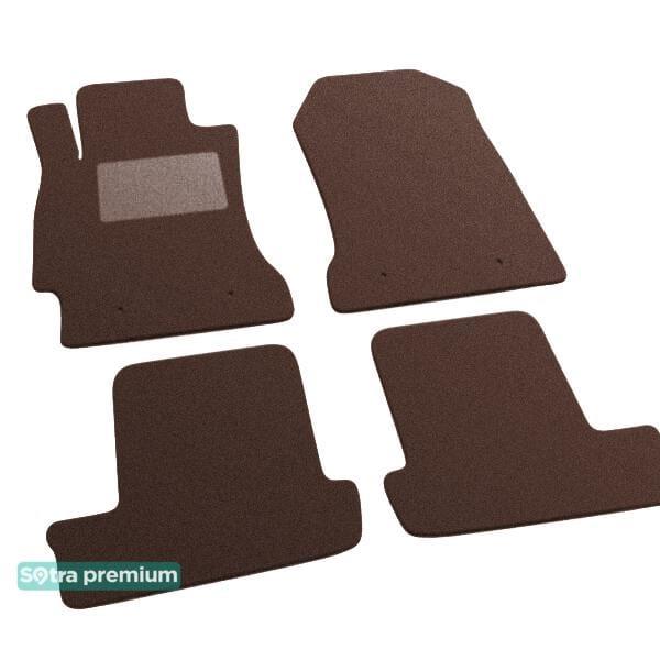 Sotra 07531-CH-CHOCO Interior mats Sotra two-layer brown for Toyota Gt86 (2012-), set 07531CHCHOCO