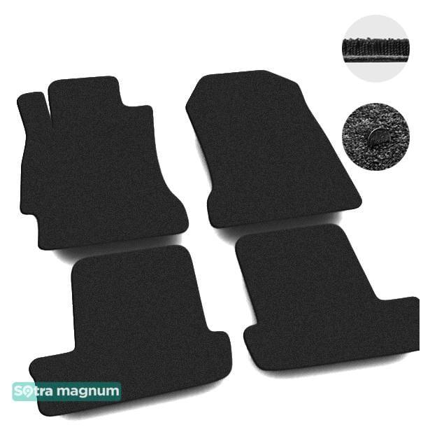 Sotra 07531-MG15-BLACK Interior mats Sotra two-layer black for Toyota Gt86 (2012-), set 07531MG15BLACK