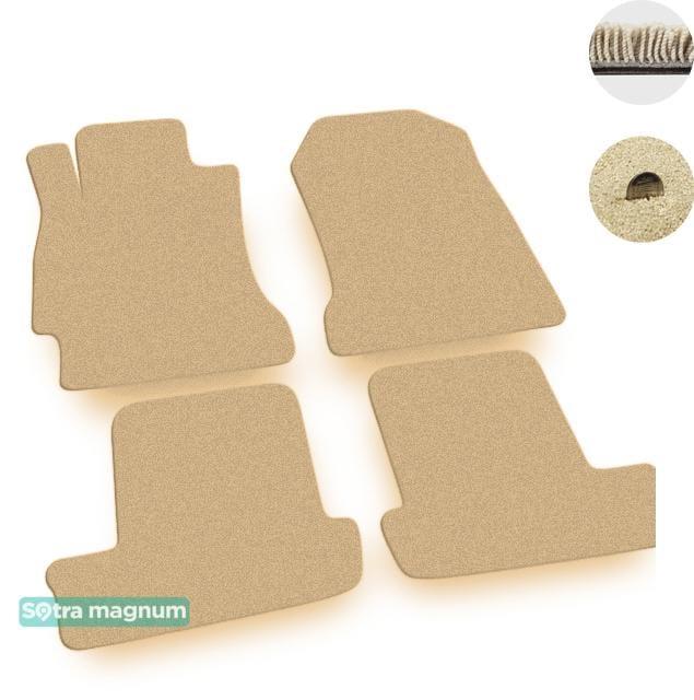 Sotra 07531-MG20-BEIGE Interior mats Sotra two-layer beige for Toyota Gt86 (2012-), set 07531MG20BEIGE