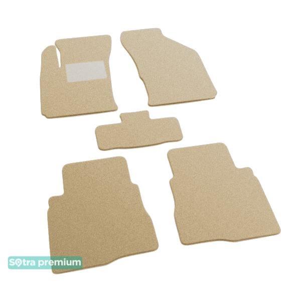 Sotra 07535-CH-BEIGE Interior mats Sotra two-layer beige for Chery Arizzo / m16 (2013-), set 07535CHBEIGE