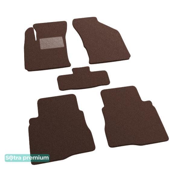 Sotra 07535-CH-CHOCO Interior mats Sotra two-layer brown for Chery Arizzo / m16 (2013-), set 07535CHCHOCO