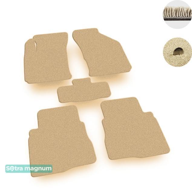 Sotra 07535-MG20-BEIGE Interior mats Sotra two-layer beige for Chery Arizzo / m16 (2013-), set 07535MG20BEIGE