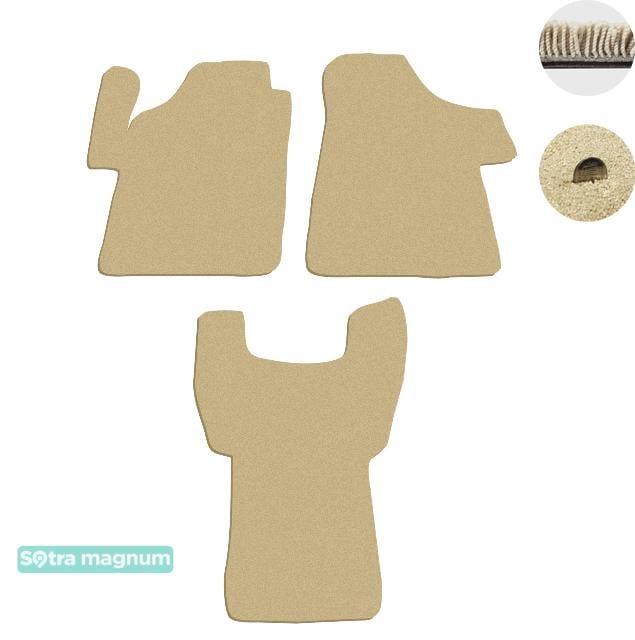 Sotra 07539-MG20-BEIGE Interior mats Sotra two-layer beige for Mercedes Vito / viano (2003-2014), set 07539MG20BEIGE