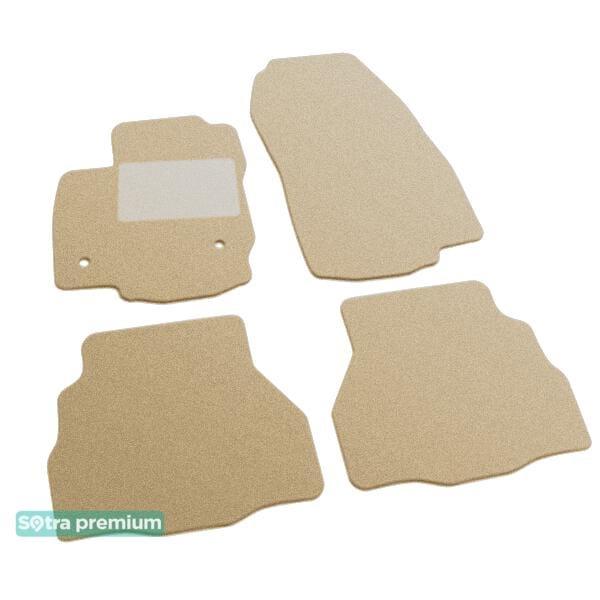 Sotra 07543-CH-BEIGE Interior mats Sotra two-layer beige for Ford B-max (2012-), set 07543CHBEIGE