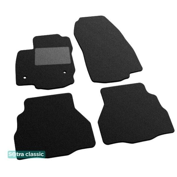 Sotra 07543-GD-BLACK Interior mats Sotra two-layer black for Ford B-max (2012-), set 07543GDBLACK