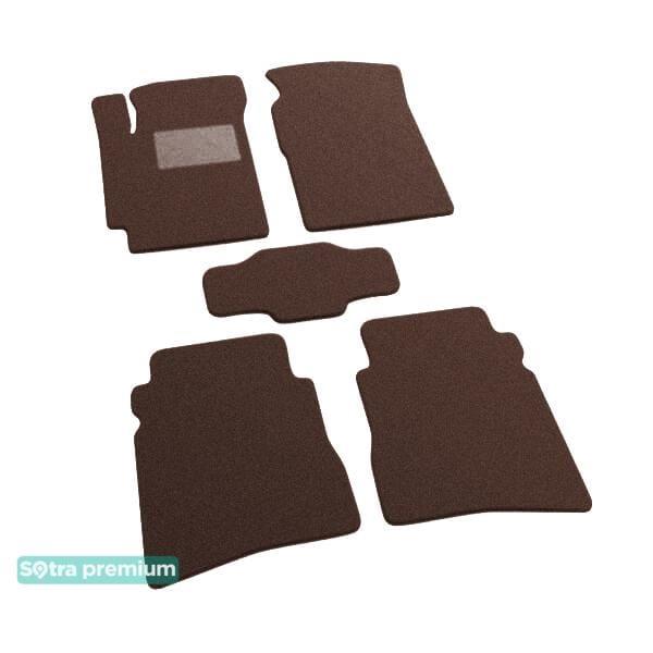 Sotra 07554-CH-CHOCO Interior mats Sotra two-layer brown for Jac J5 (2013-), set 07554CHCHOCO