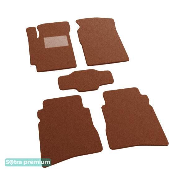 Sotra 07554-CH-TERRA Interior mats Sotra two-layer terracotta for Jac J5 (2013-), set 07554CHTERRA
