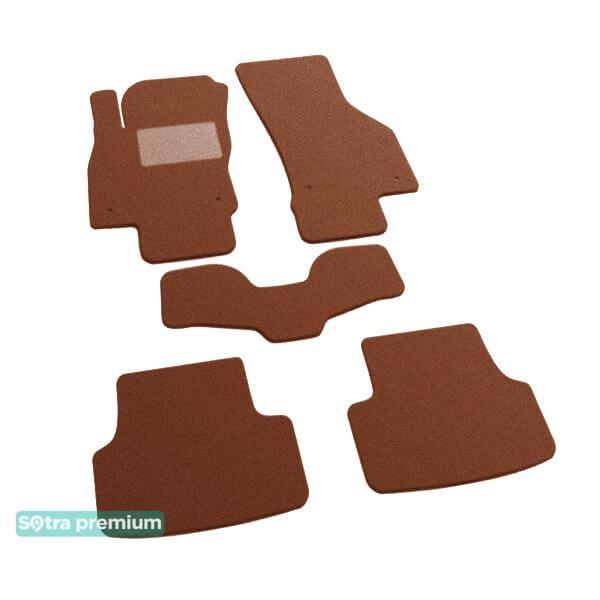 Sotra 07563-CH-TERRA Interior mats Sotra two-layer terracotta for Seat Leon (2012-), set 07563CHTERRA