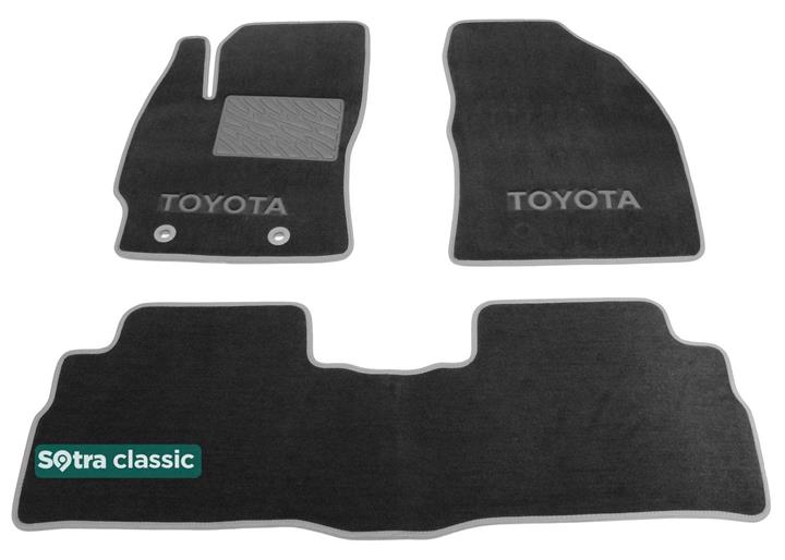 Sotra 07566-GD-GREY Interior mats Sotra two-layer gray for Toyota Verso (2009-), set 07566GDGREY
