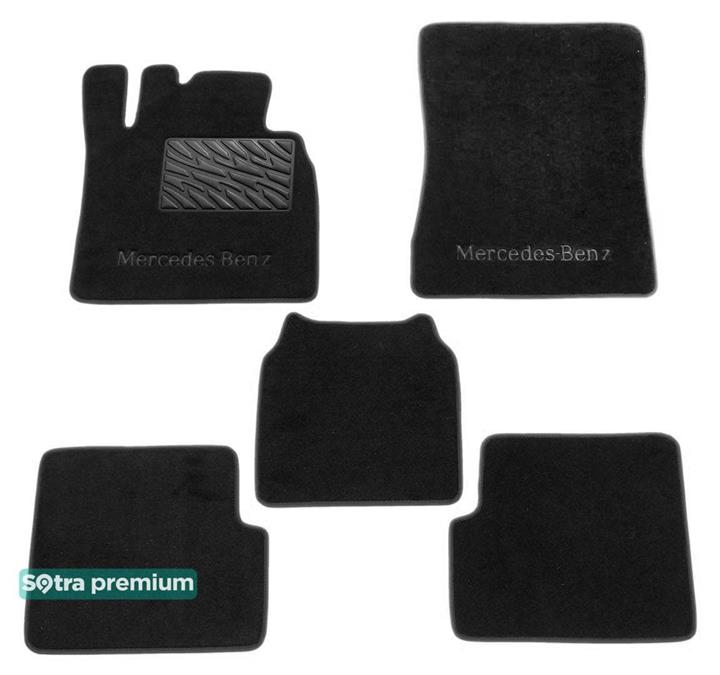 Sotra 07568-CH-BLACK Interior mats Sotra two-layer black for Mercedes G-class (1979-), set 07568CHBLACK