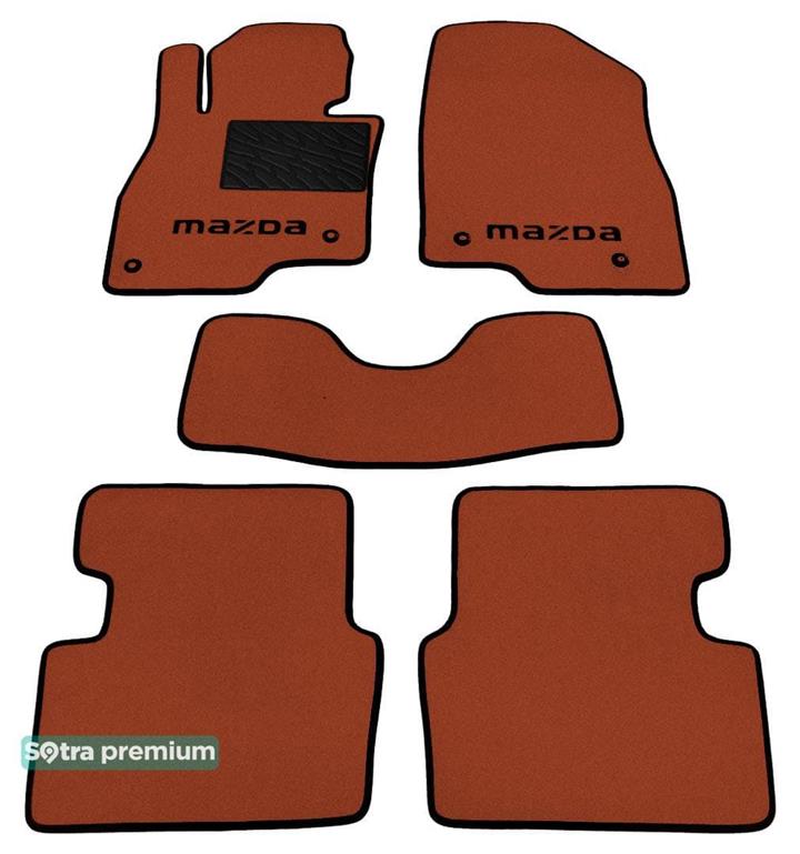 Sotra 07569-CH-TERRA Interior mats Sotra two-layer terracotta for Mazda 3 (2014-), set 07569CHTERRA