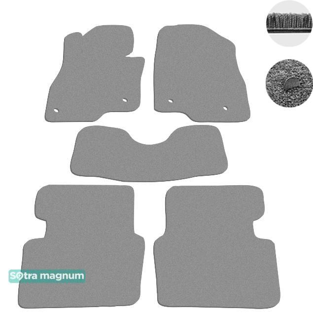 Sotra 07569-MG20-GREY Interior mats Sotra two-layer gray for Mazda 3 (2014-), set 07569MG20GREY