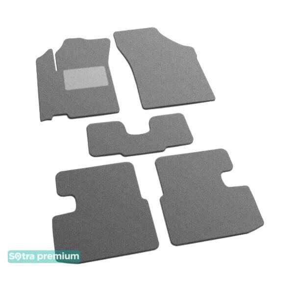 Sotra 07571-CH-GREY Interior mats Sotra two-layer gray for Suzuki Splash (2008-2014), set 07571CHGREY