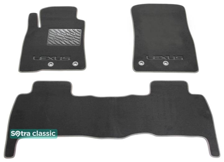 Sotra 07578-GD-GREY Interior mats Sotra two-layer gray for Lexus Lx570 (2012-), set 07578GDGREY