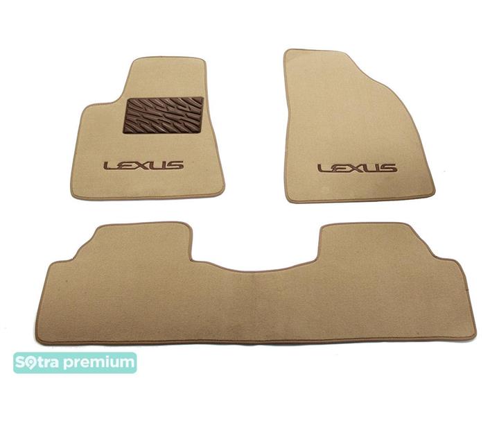 Sotra 07579-CH-BEIGE Interior mats Sotra two-layer beige for Lexus Rx (2012-2015), set 07579CHBEIGE