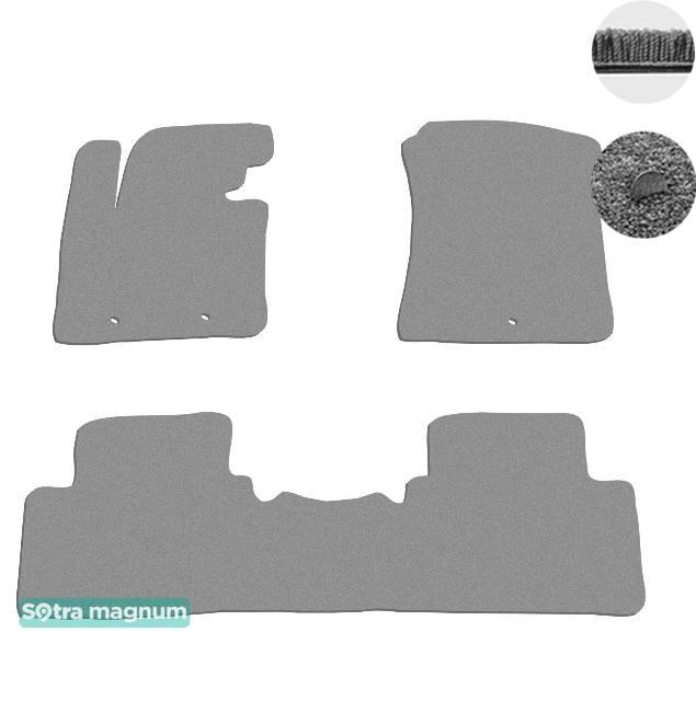 Sotra 07582-MG20-GREY Interior mats Sotra two-layer gray for KIA Soul (2014-), set 07582MG20GREY
