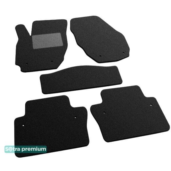 Sotra 07586-CH-BLACK Interior mats Sotra Two-layer black for Volvo V70/Xc70, set 07586CHBLACK