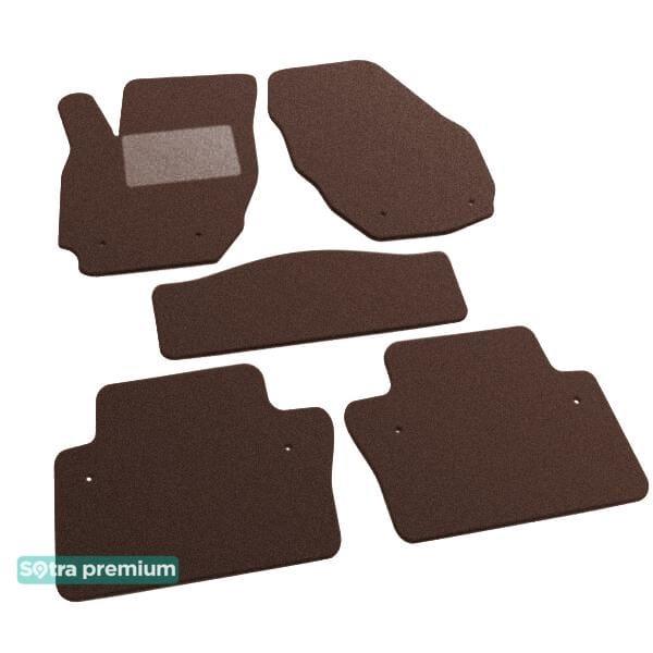 Sotra 07586-CH-CHOCO Interior mats Sotra Double layer brown for Volvo V70/Xc70, set 07586CHCHOCO