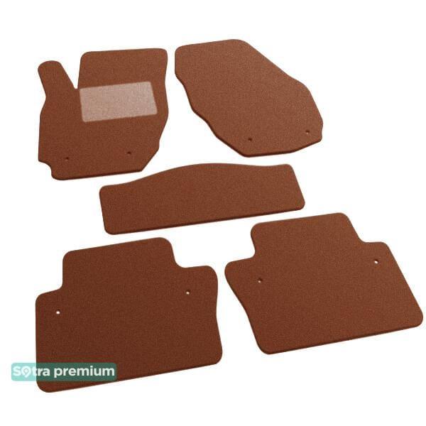 Sotra 07586-CH-TERRA Interior mats Sotra Two-layer terracotta for Volvo V70/Xc70, set 07586CHTERRA