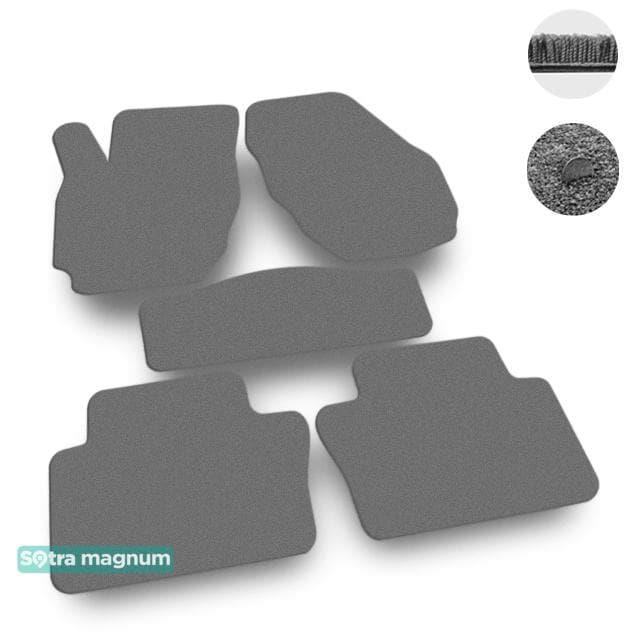 Sotra 07586-MG20-GREY Interior mats Sotra Double layer gray for Volvo V70/Xc70, set 07586MG20GREY