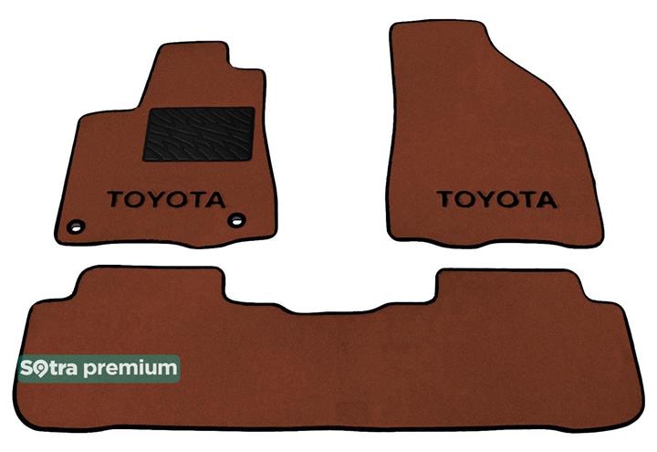 Sotra 07588-CH-TERRA Interior mats Sotra two-layer terracotta for Toyota Highlander (2013-), set 07588CHTERRA