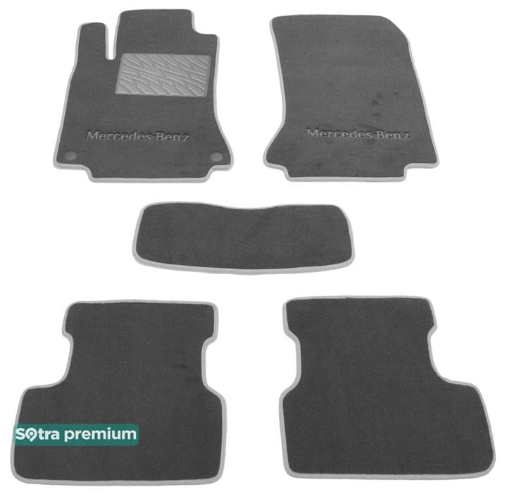 Sotra 07591-CH-GREY Interior mats Sotra two-layer gray for Mercedes A/b-classs (2012-), set 07591CHGREY