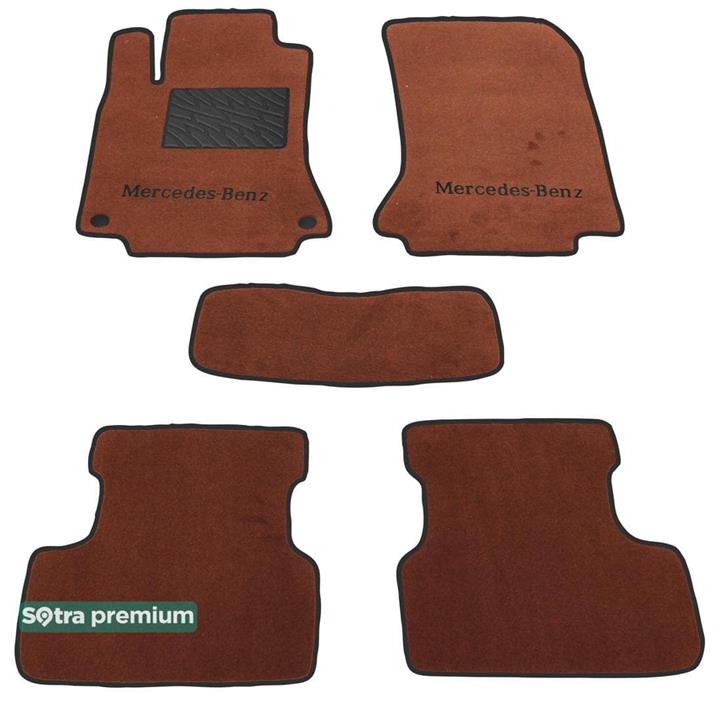 Sotra 07591-CH-TERRA Interior mats Sotra two-layer terracotta for Mercedes A/b-classs (2012-), set 07591CHTERRA