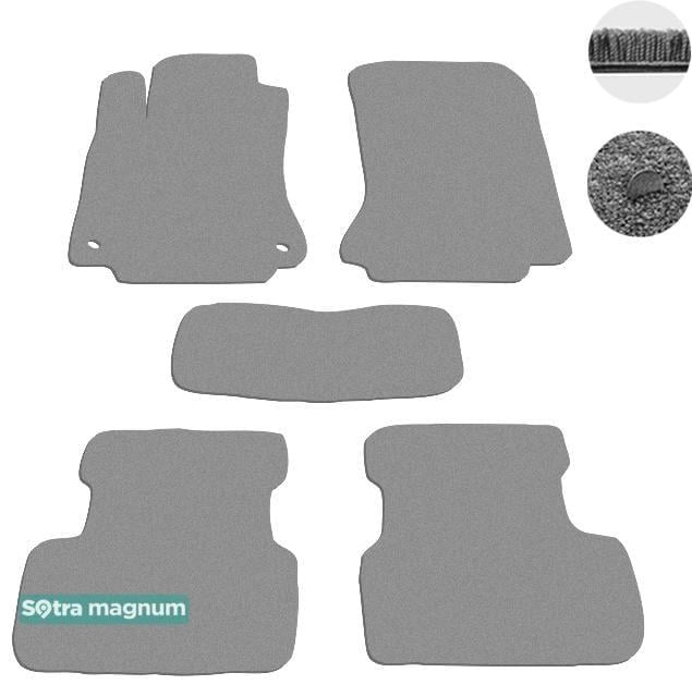 Sotra 07591-MG20-GREY Interior mats Sotra two-layer gray for Mercedes A/b-classs (2012-), set 07591MG20GREY