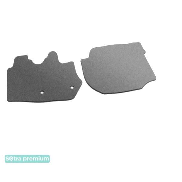Sotra 07596-CH-GREY Interior mats Sotra two-layer gray for Toyota Hiace (2011-), set 07596CHGREY